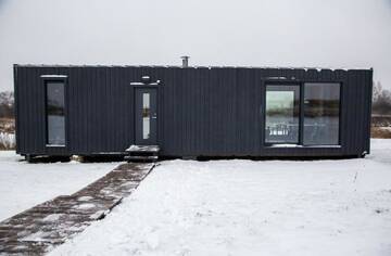 Фото номера Дом с 1 спальней Дома для отпуска TAURO TROBA “The Ox Shelter” г. Stragutė 43